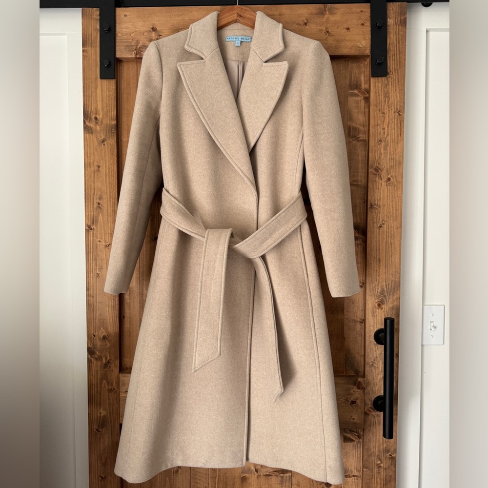 Antonio Melani Cream Beige Coat